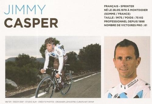 2012 AG2R La Mondiale #NNO Jimmy Casper Front